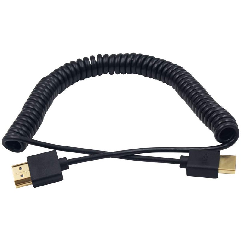 Duttek 4K HDMI Extender, Extreme Thin Male to Male Coiled Cable for 3D and 4K Ultra HD TV Stick, HDMI 2.0 Cord Extension Converter (2.5M/8.2FT) - Image 3